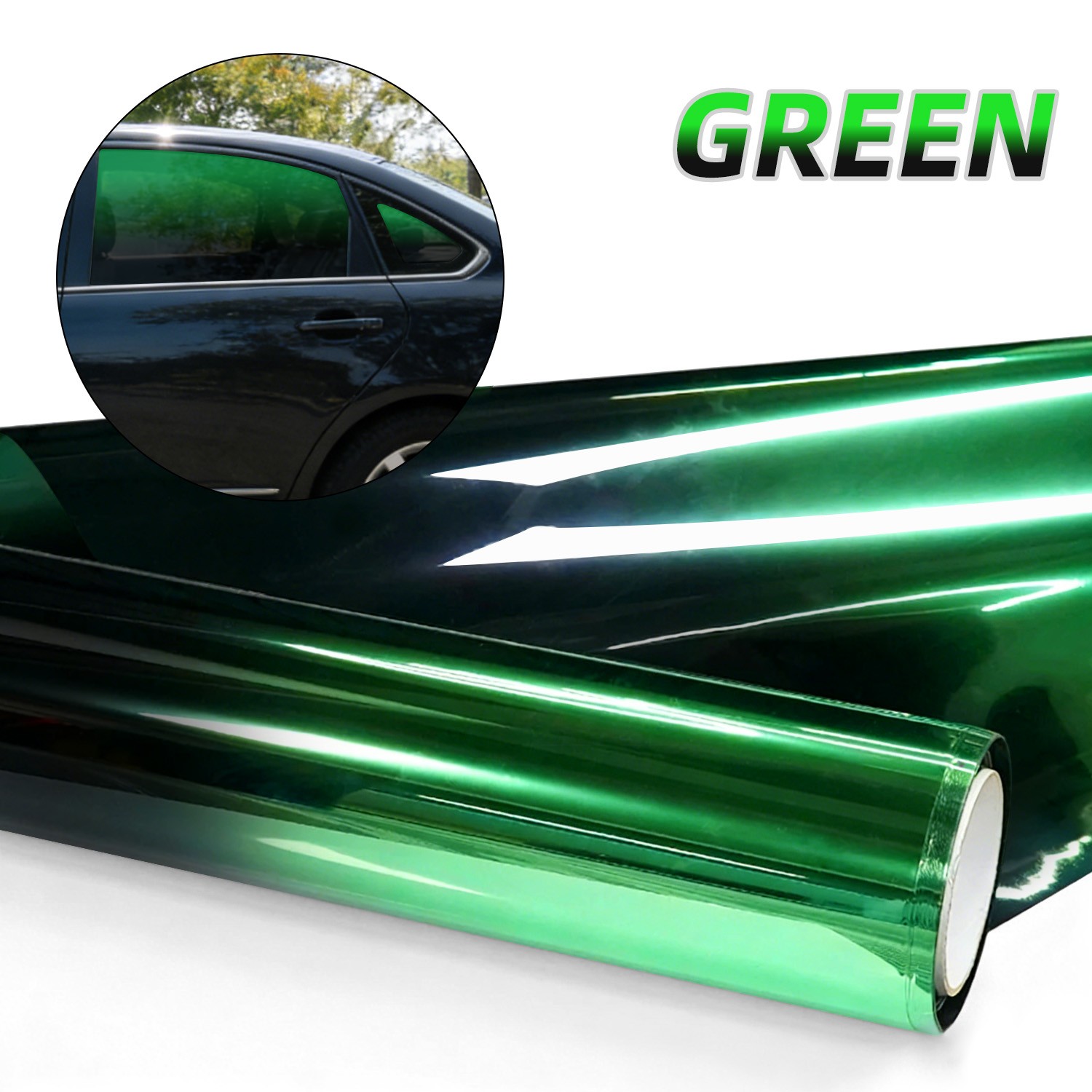 Window Tint Film for Cars 2-Color Gradients Film Windshield Sun Shade Blocks UV