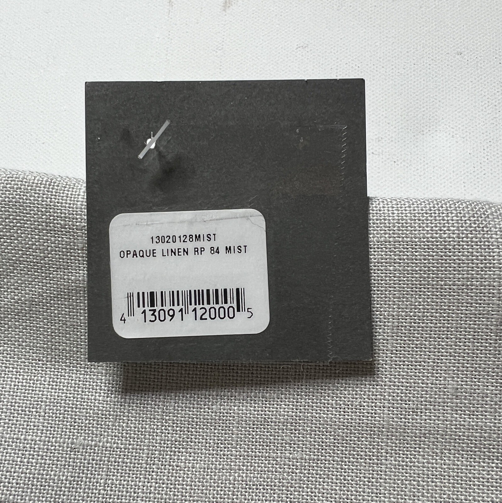 Restoration Hardware Opaque Belgian Linen Drapery RP 50″W x 84″L Mist NEW $215