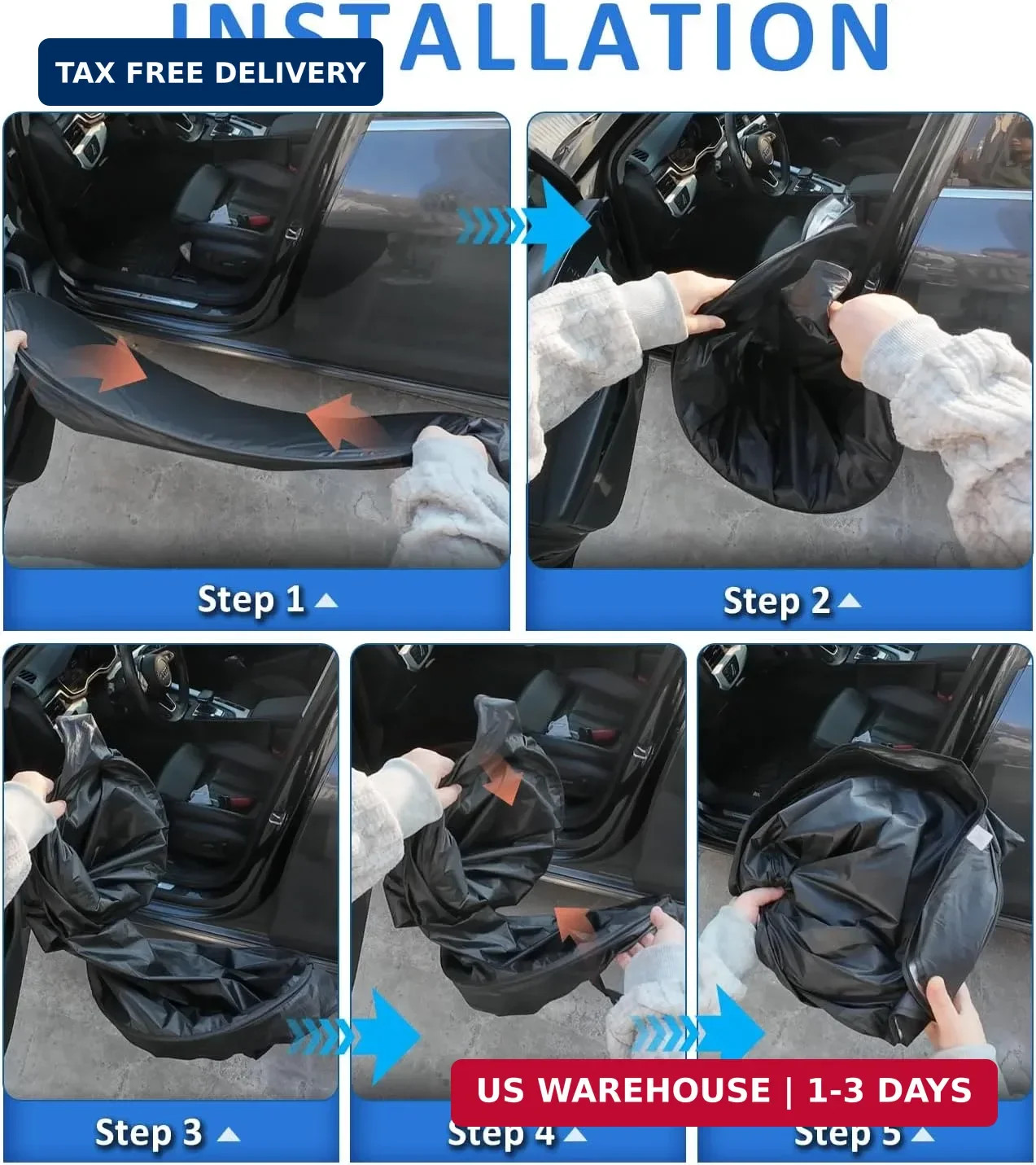 Windshield Sun Shade Custom Fit for Cadillac CT5 2020-2024 | Car Front Window Su