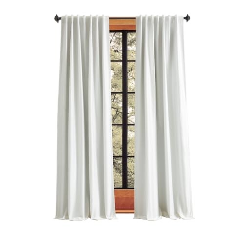 Spellbound Blackout Lining Rod Pocket/Back Tab 50″W x 95″L (Pack of 2) White