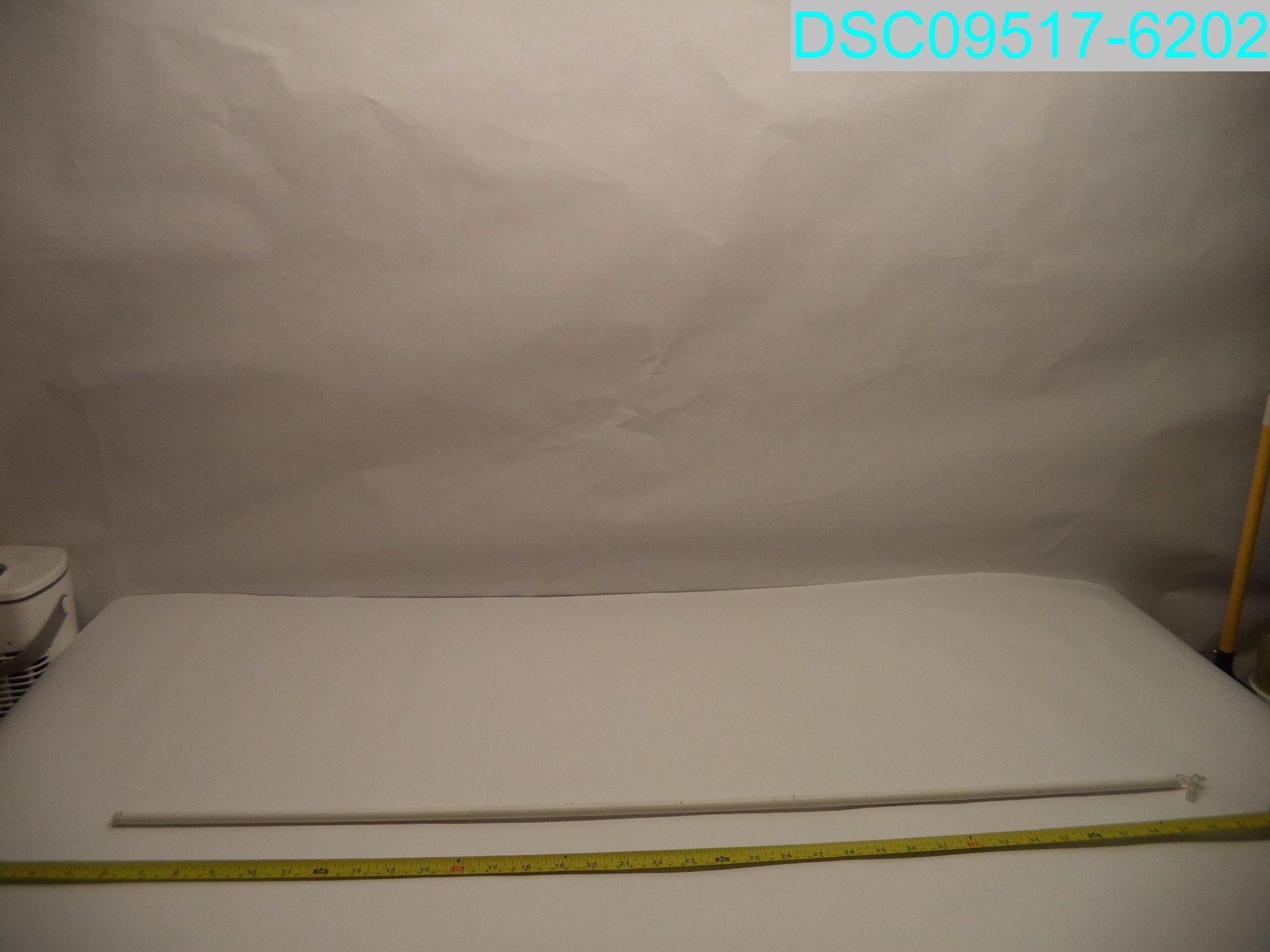 QTY=15: Used 36″ Replacement White Blind Wands 0.42″ OD