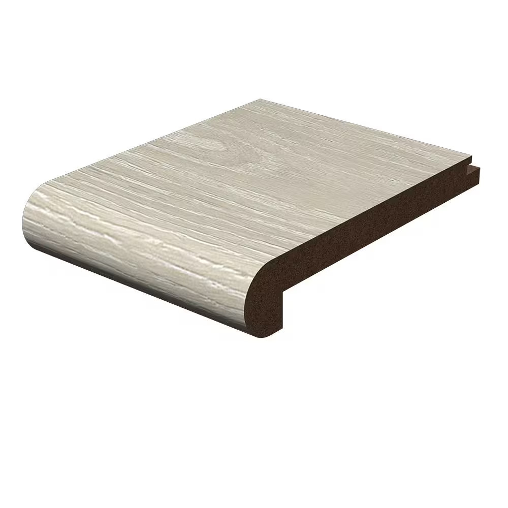 Classic Chateau Flush Stair Nose 0.95 In. T X 4.47 In. W X 94 In. L Smooth Wood