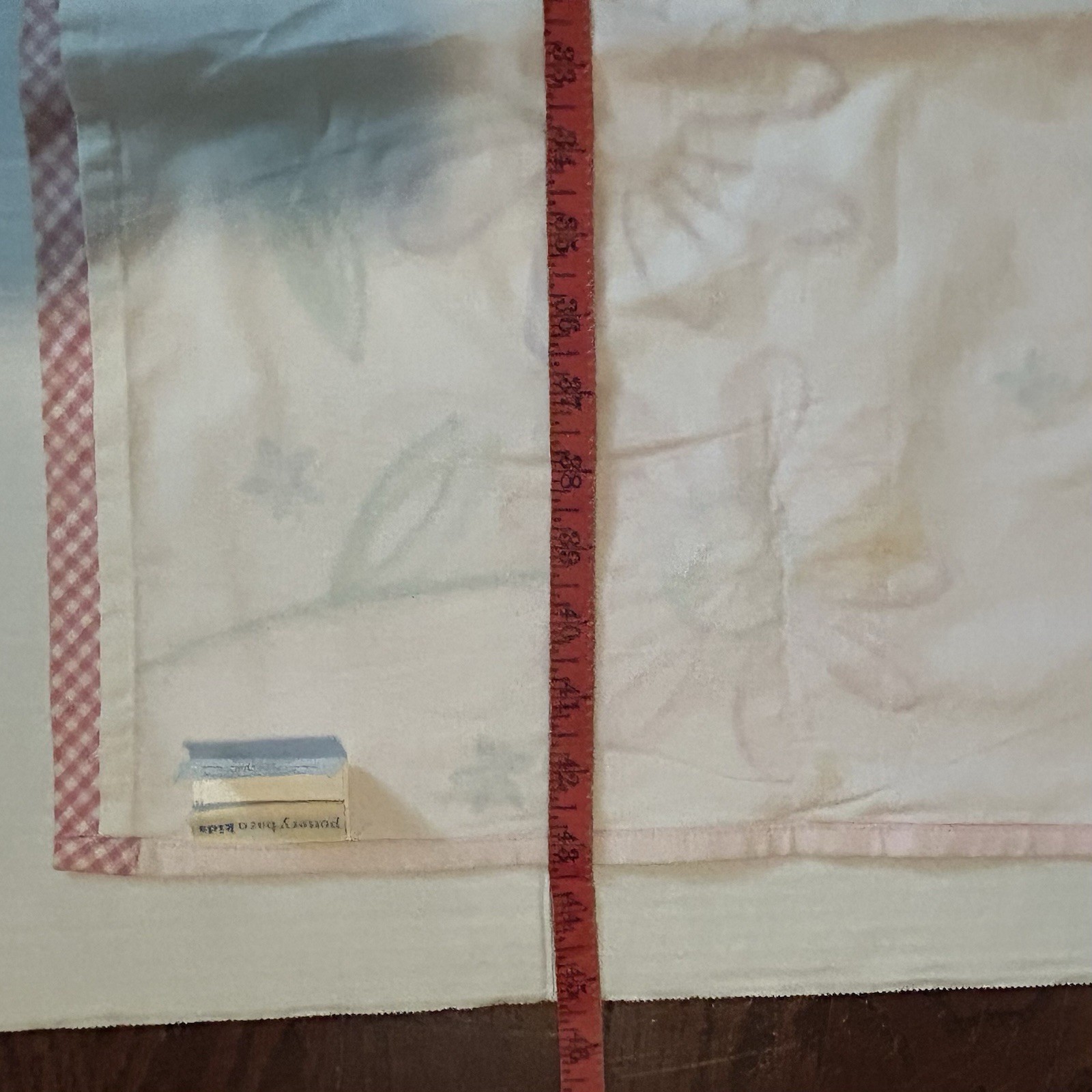 Pottery Barn Kids Daisy Garden Window Valances Set of 2 Pink Floral 44 x 18 READ