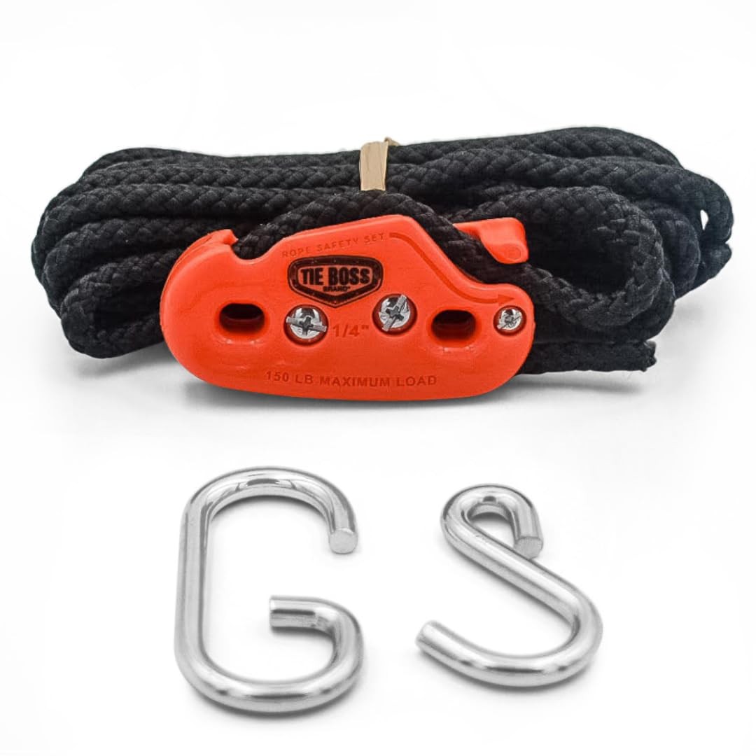 1/4 Inch, Medium Duty, 150 lbs Working Load Limit, Weather Resistant, Tie Do…