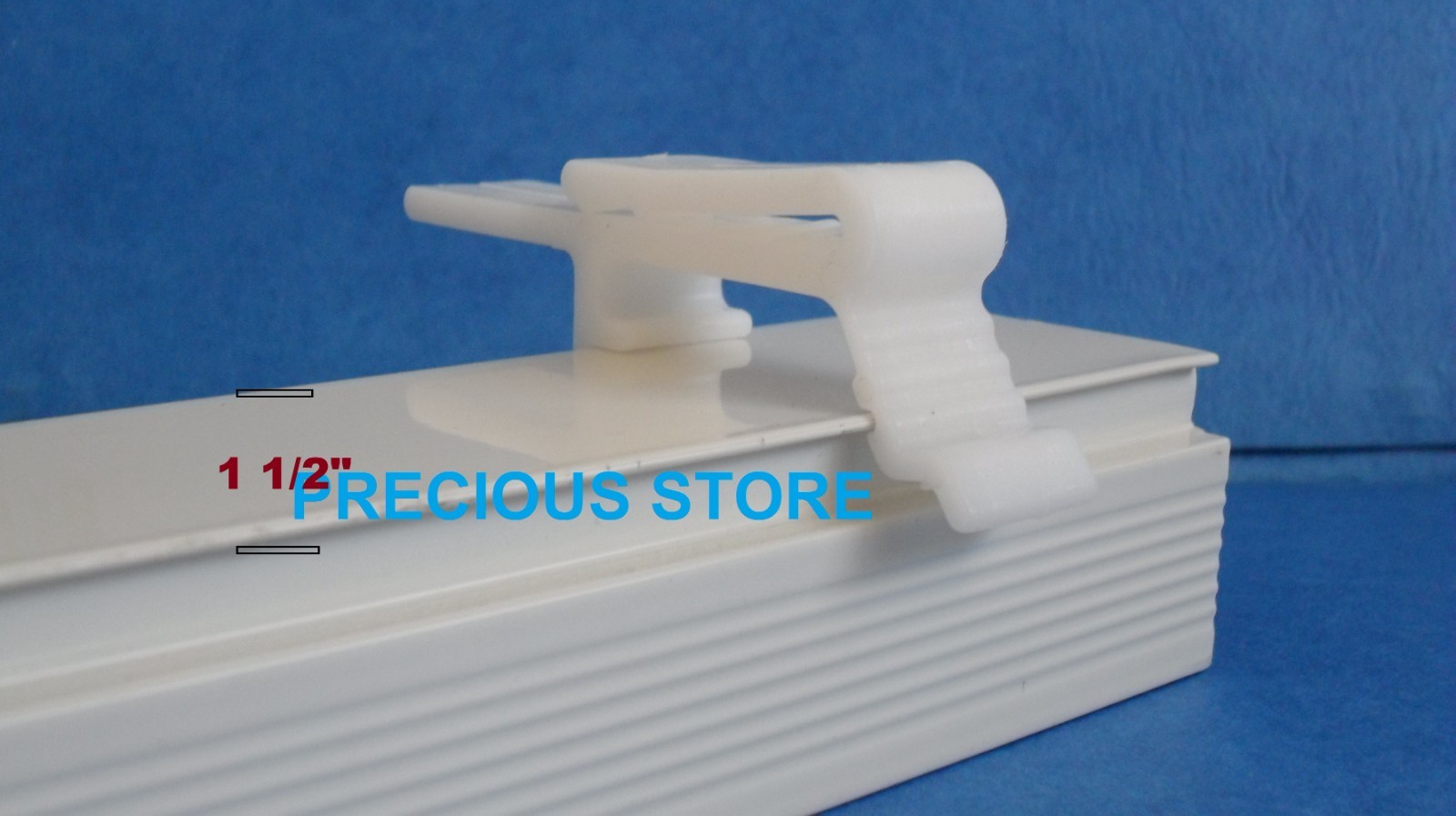 5 pcs Vertical Blind Dust Cover Valance Clip for 1 1/2 inch Holder Brackets