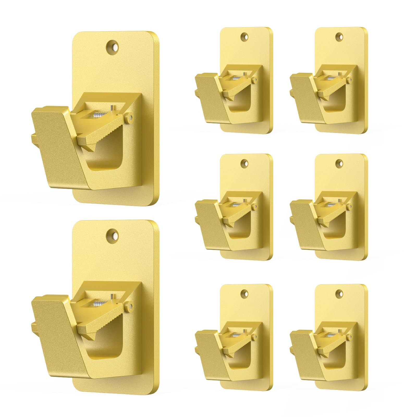 Universal Curtain Rod Holders, No Drill Curtain Rod Brackets, Self 3M Adhesiv…