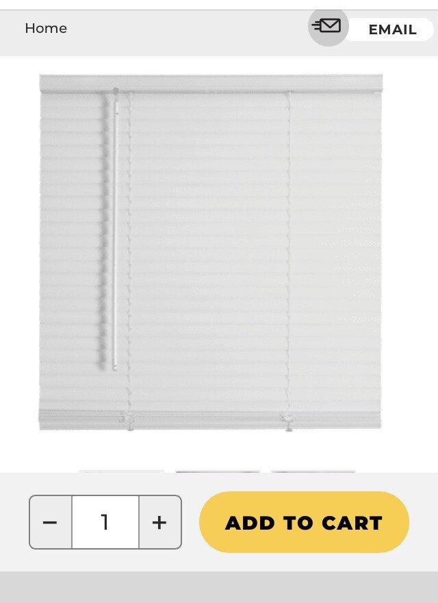 4 Pack! Champion, TruTouch, 31×64″ Cordless 1″ Vinyl Mini Blind White