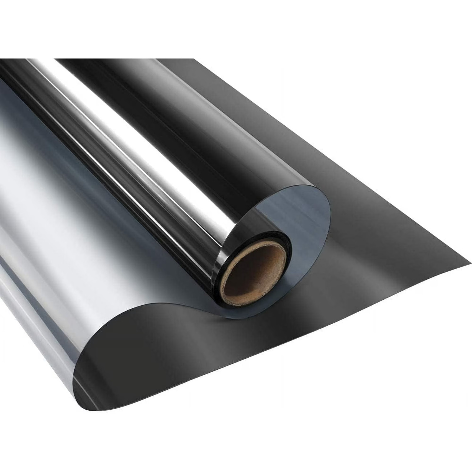 HIDBEA One Way Window Film, Daytime Privacy Sun 35.4 x 78.7 Inch Silver Black