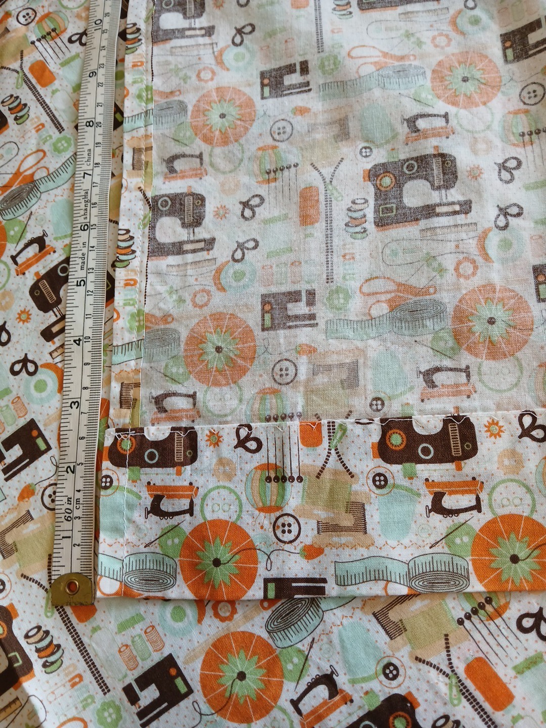 Fabric Window Valance Curtain , Sewing Machines & Notions Themed Fabric