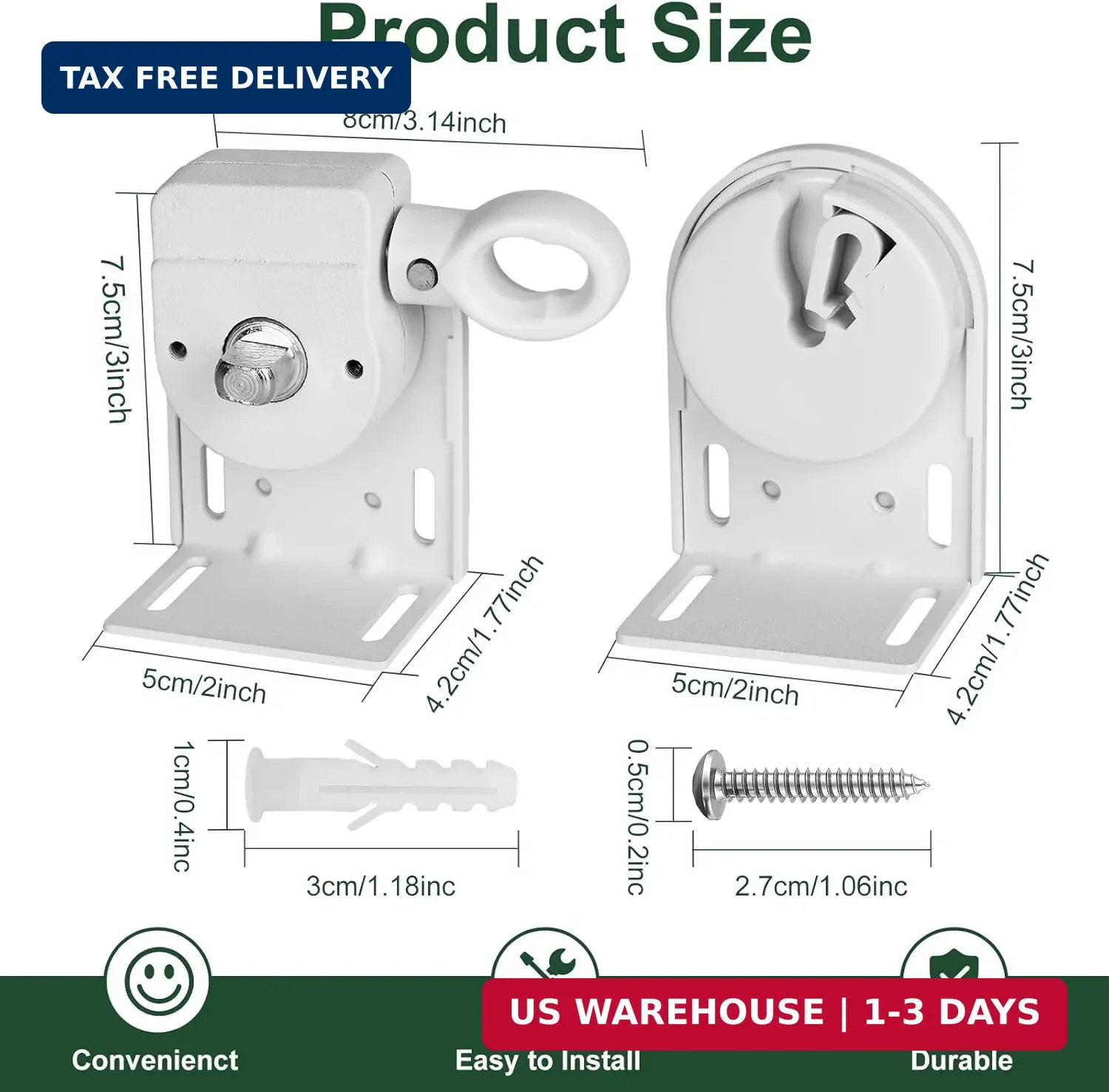 Universal Replacement Installation Accessories for Indoor/Outdoor Sunshade and R