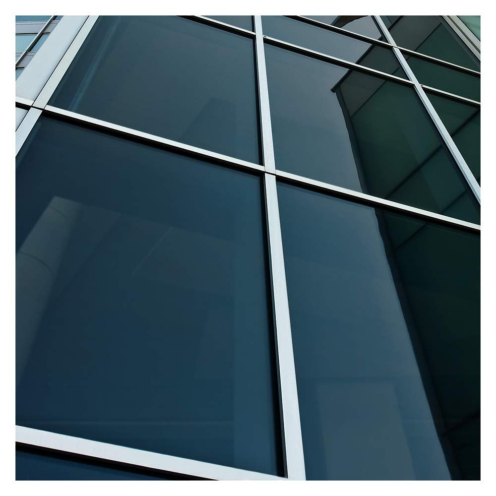 Daytime Privacy Window Film – Sun Control Natural Black 48in x 24ft – Dark Tint