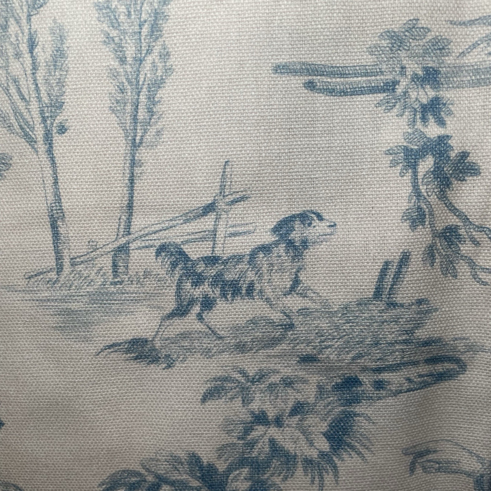 1 Maison d’ Hermine THE MILLER DENIM cotton CURTAIN PANEL back tab 50 X 84 NEW
