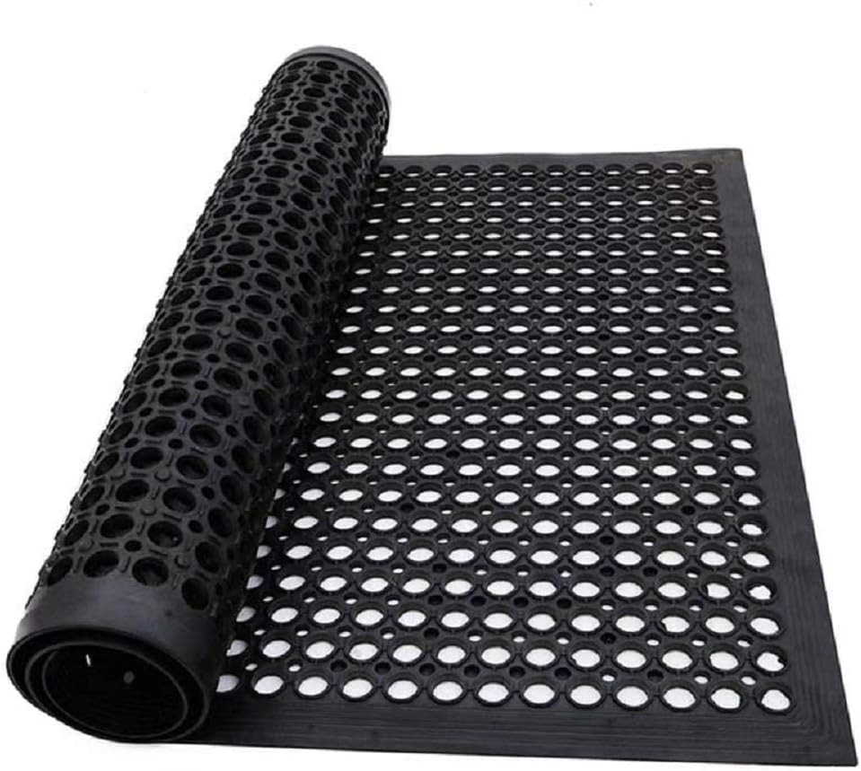 3X5Ft Rubber Floor Mat Commercial anti Fatigue Rubber Drainage Mat New Non Slip