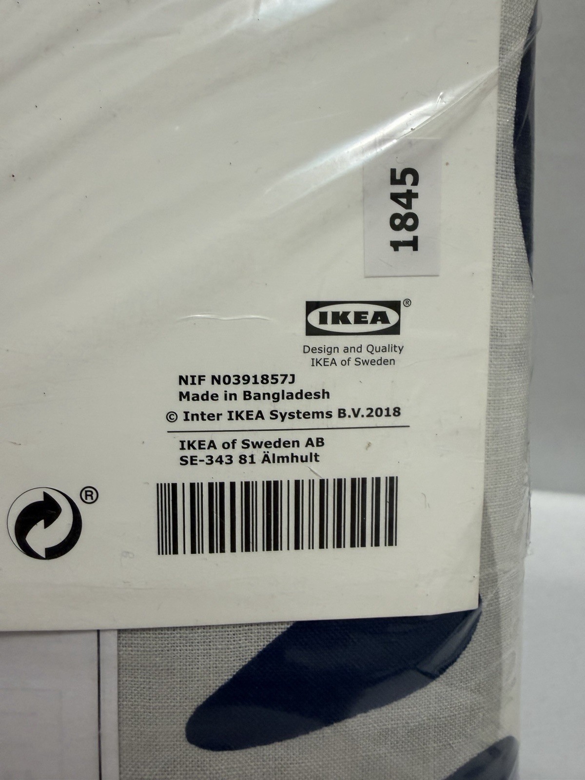 New Irmelin IKEA Emma Hagman Curtain Panels 57” x 98” Modern Floral 100% Cotton