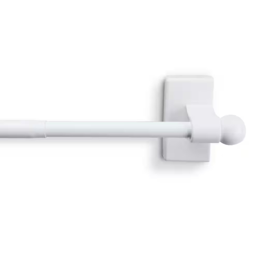 9 In. to 16 In. 7/16 In. Magnetic Rod – White