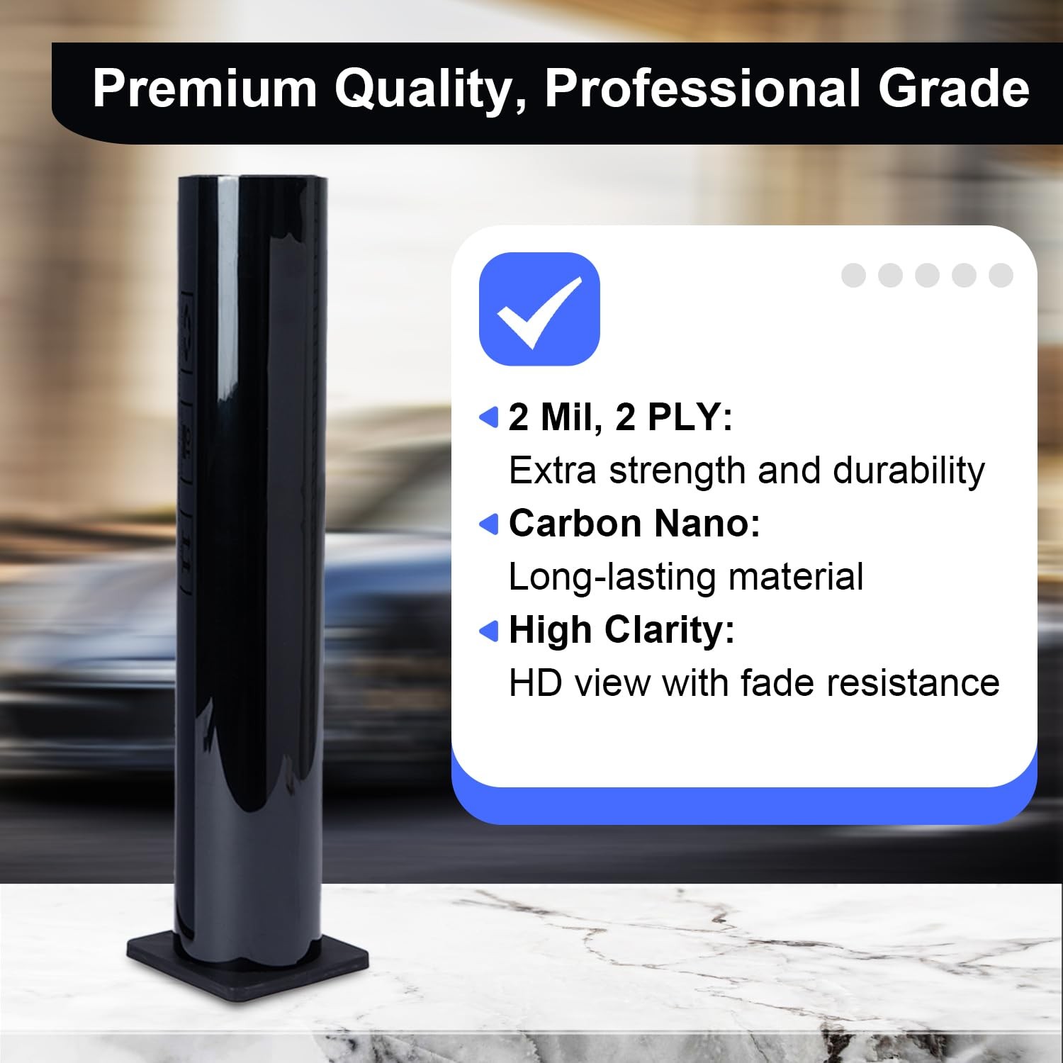Professional Auto Window Tint Film Roll, 35% Premium Carbon Car Window Privac…