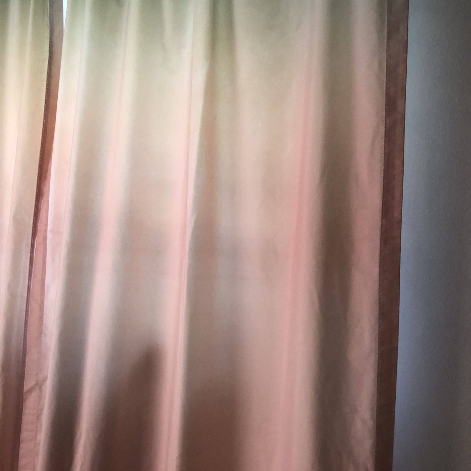 Curtains Rainbow Ombré Blackout 2 Panels 27 in x 84 in Huntington Home