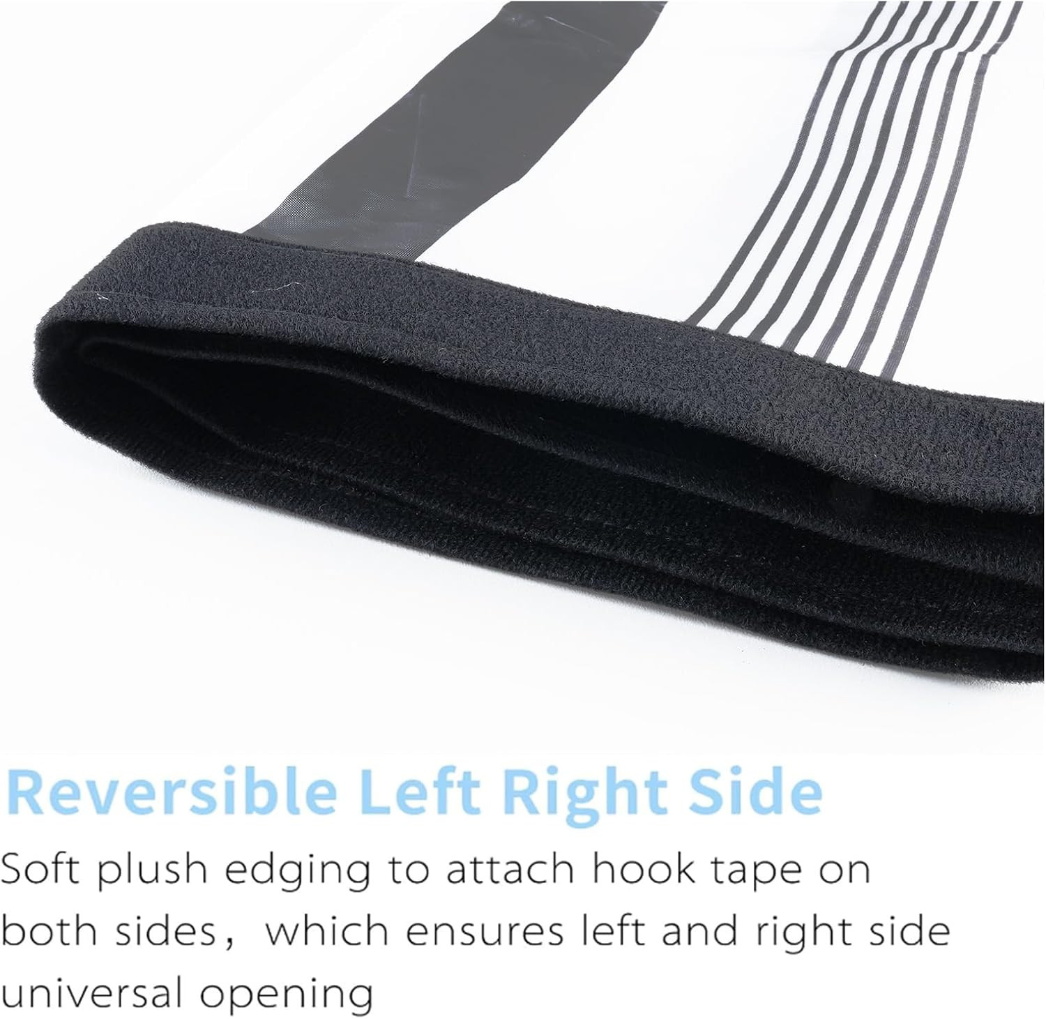 Reversible Left or Right Side Opening Insulated Door Curtain, Keep Cold Out Ther