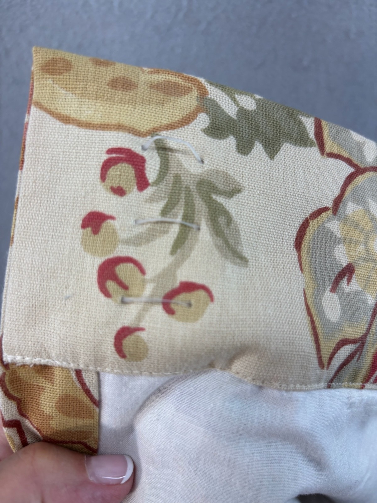 Pottery Barn Graciela Palampore Curtains Set 2 Panels 50×96 Linen Blend Lined