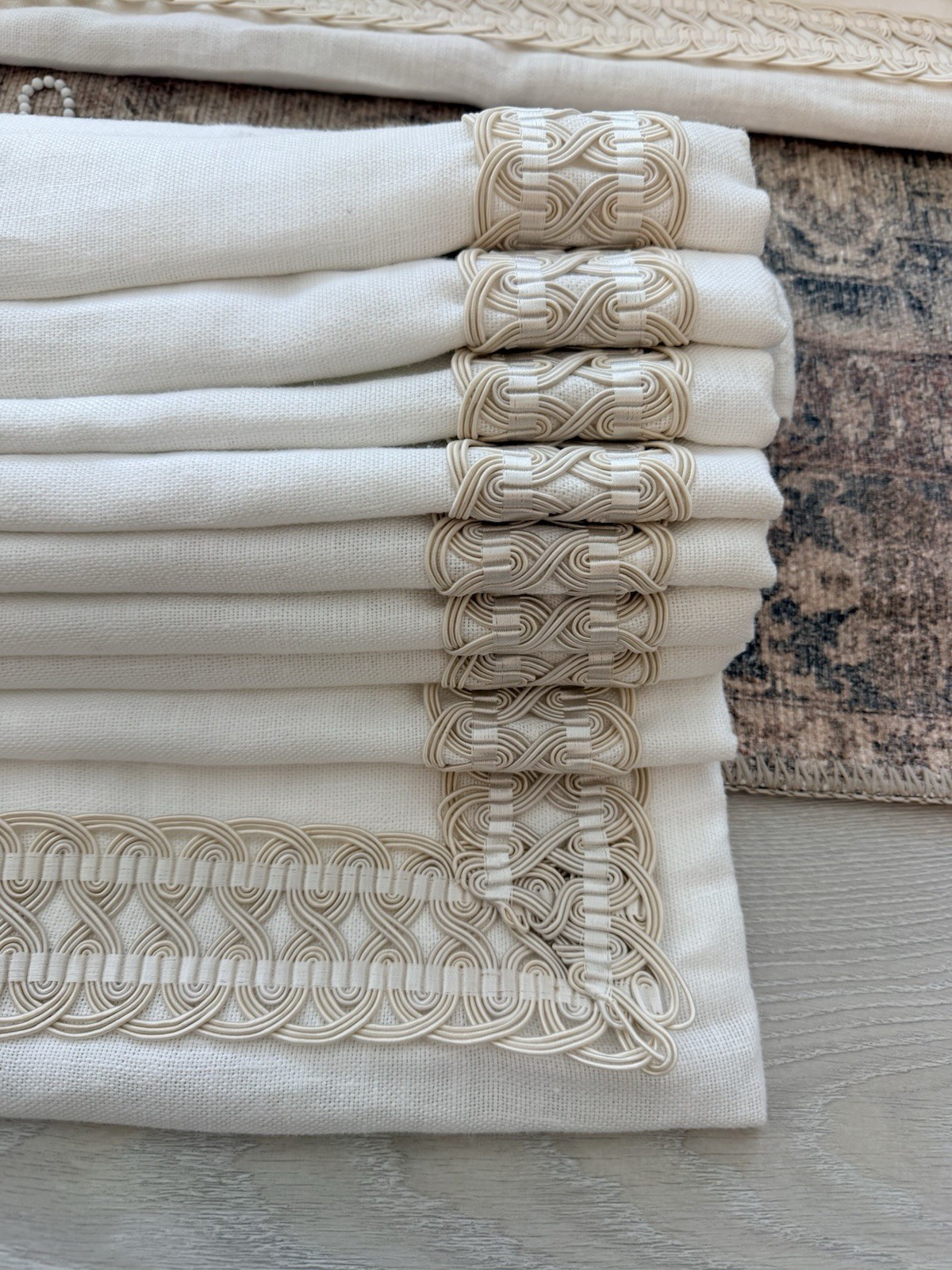 3 Custom Roman Black-Out Curtains/Shades From Palm Beach Mansion-63’ x 30’