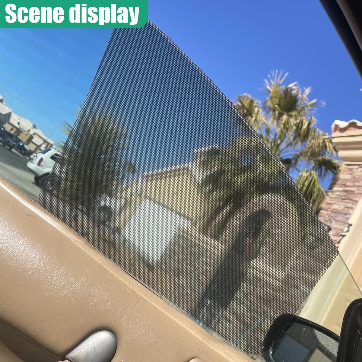 Car Side Window Sunshade Static Cling Auto UV Block Window Film Shade Film