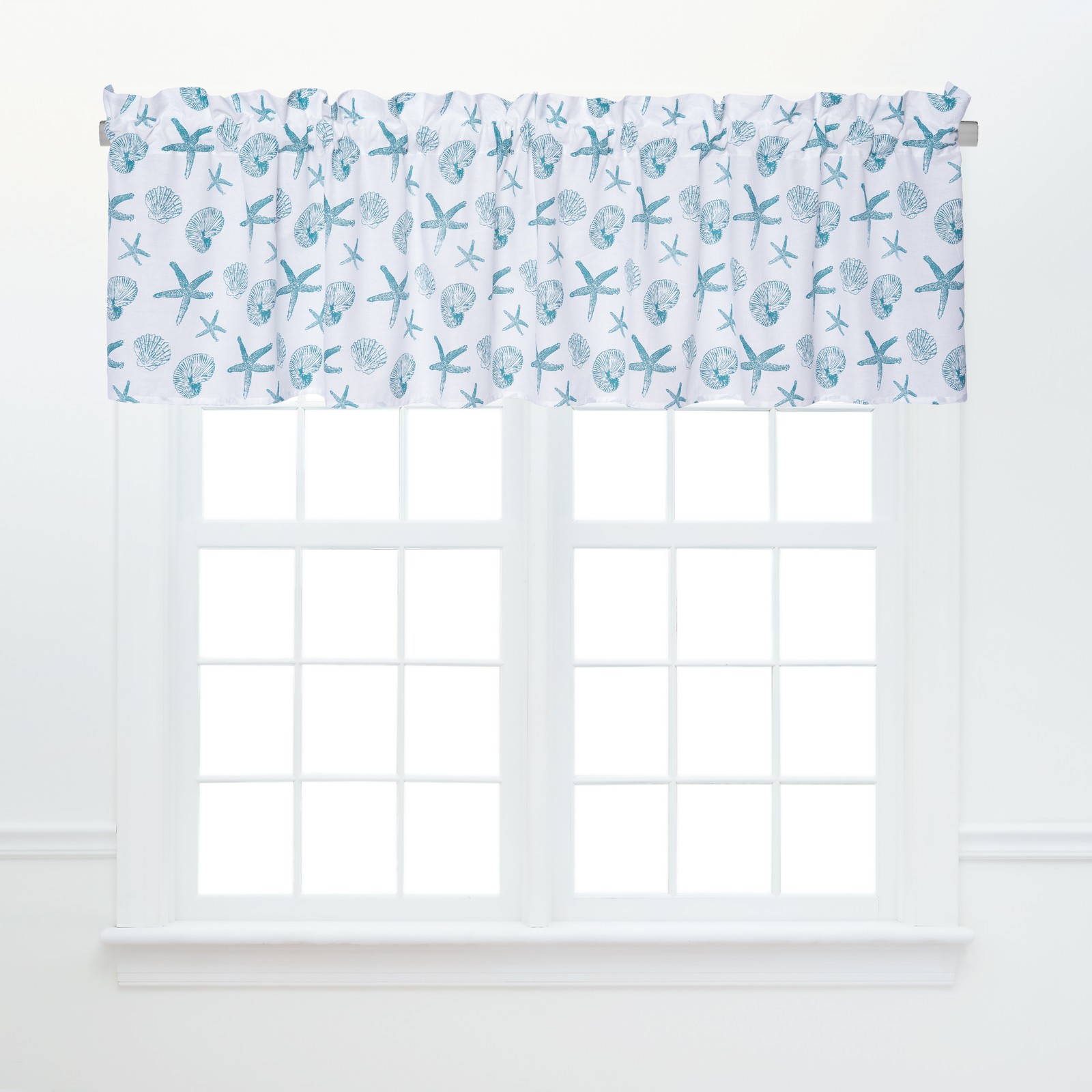 Maris 100% Cotton Set of 2 Window Valances 15″ x 72″