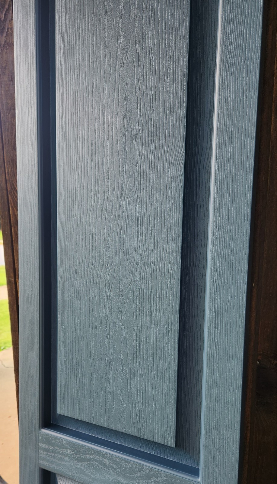 Raised Panel “Indigo Blue” Vinyl Shutters – One Pair – G022