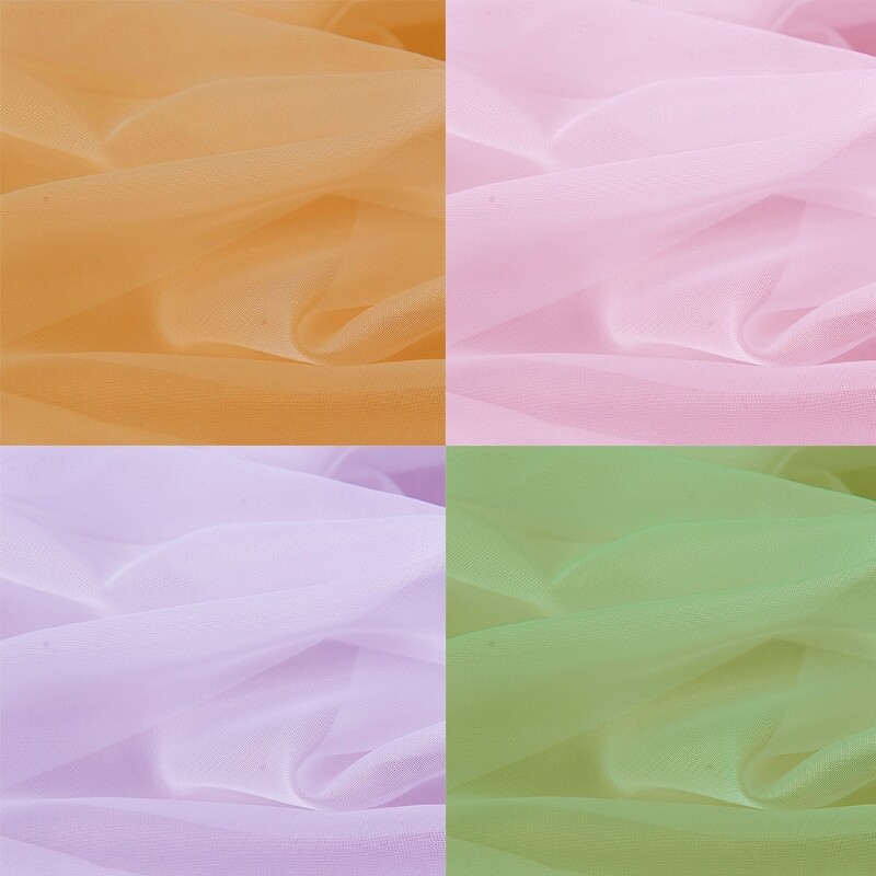 1Pc/3Pcs Candy Color Sheer for Triangle Valance Beaded Trim Tassels Window Curta