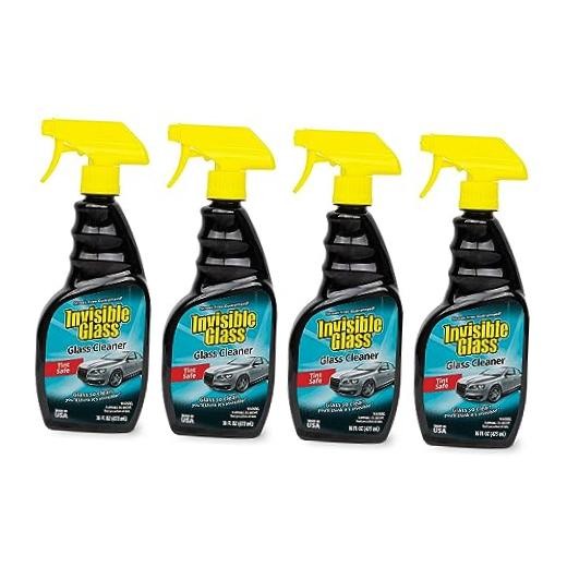 92163-4PK Premium Glass Cleaner Spray for Car Windshields 16 Fl Oz (Pack of 4)