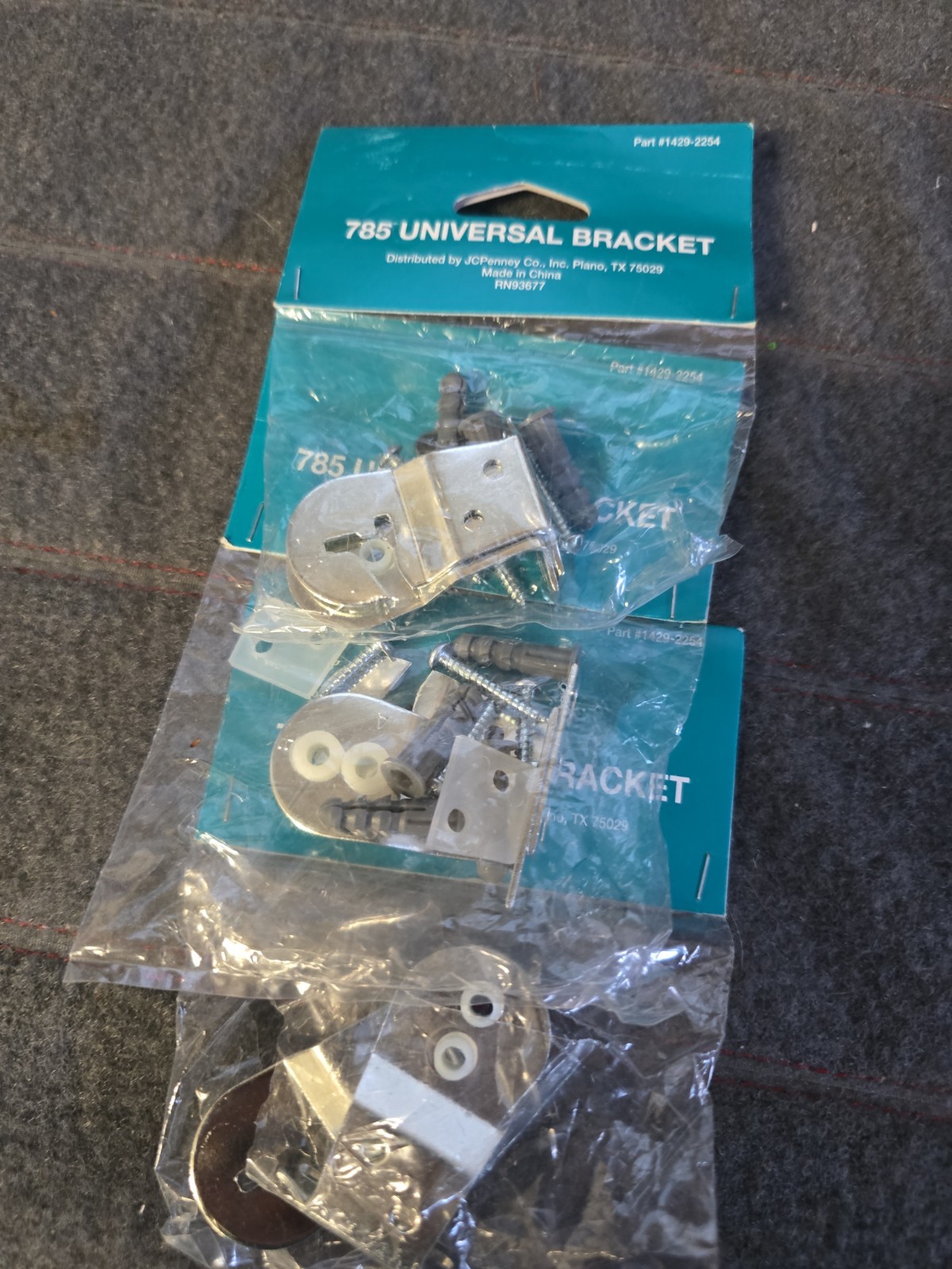 785 Universal Bracket Silver Venetian Blind Mounting 2 Pack X 3