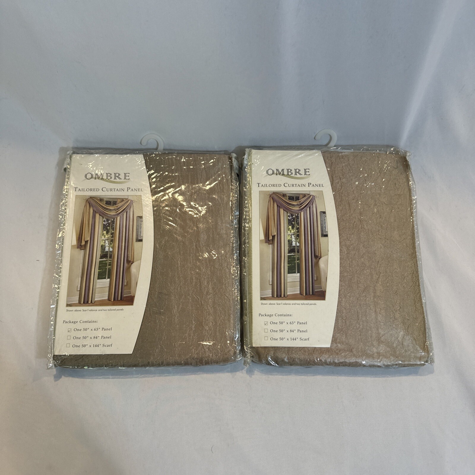 Ombre Tailored Curtain Panel Set of 2