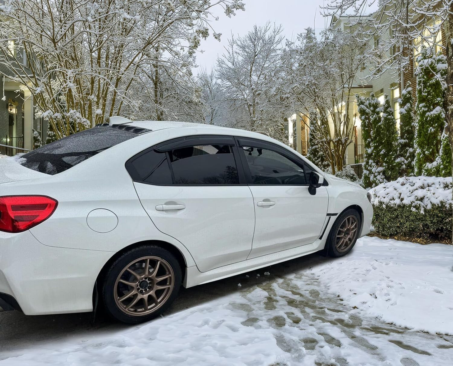 Window Visors Compatible with 2012-2016 Subaru Impreza & 2015-2021 WRX STI, Acry