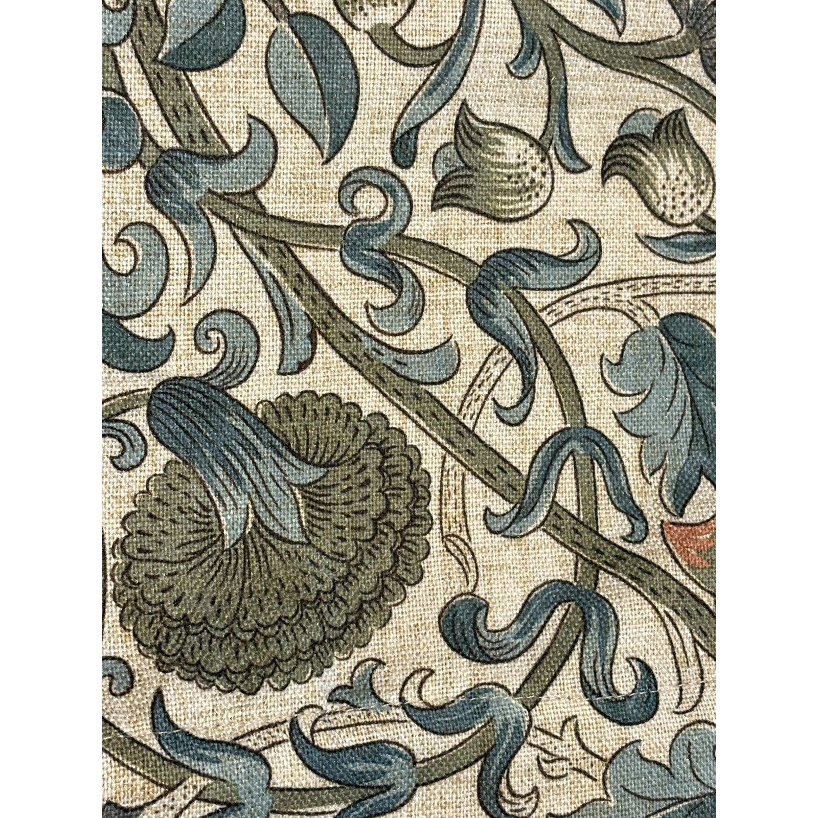 William Morris & Co. Window Curtains Panels Lodden Set Pair 50 X 84” Blue Drapes