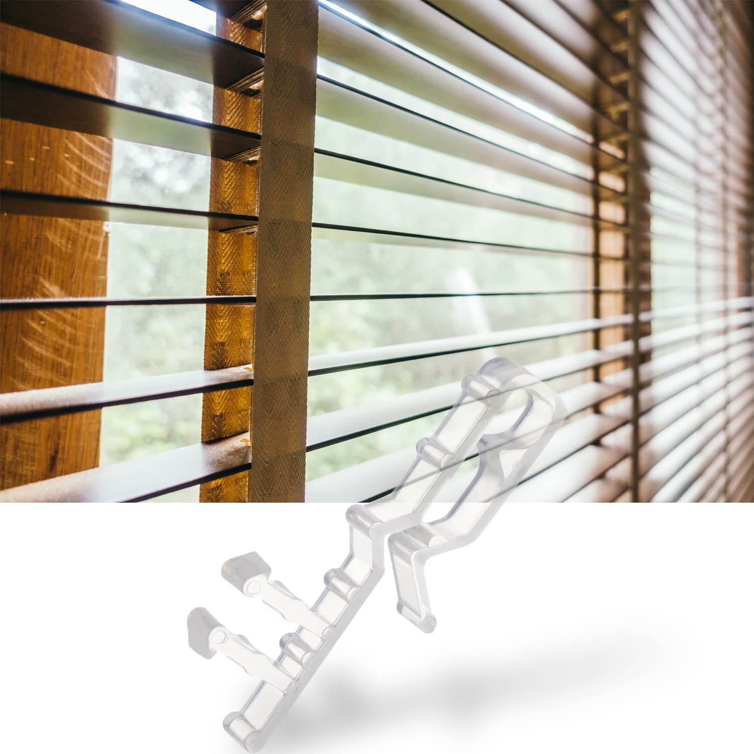 Blind Clips for Valance 2 Inch Hidden Channel Window 10, 2.1
