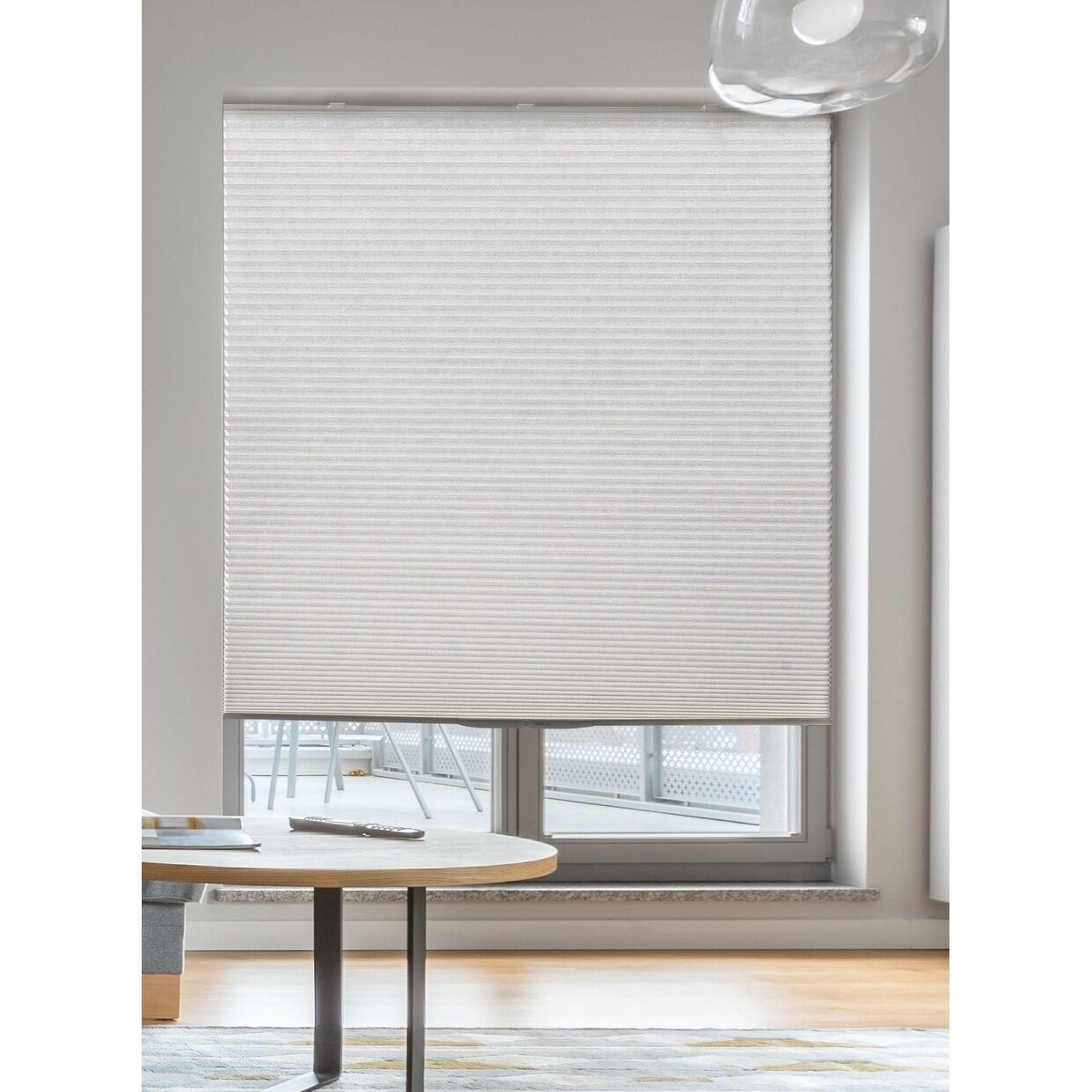Lumi – Cordless Cellular Honeycomb Sun Shade Room Darkening White 36 x 64 in.