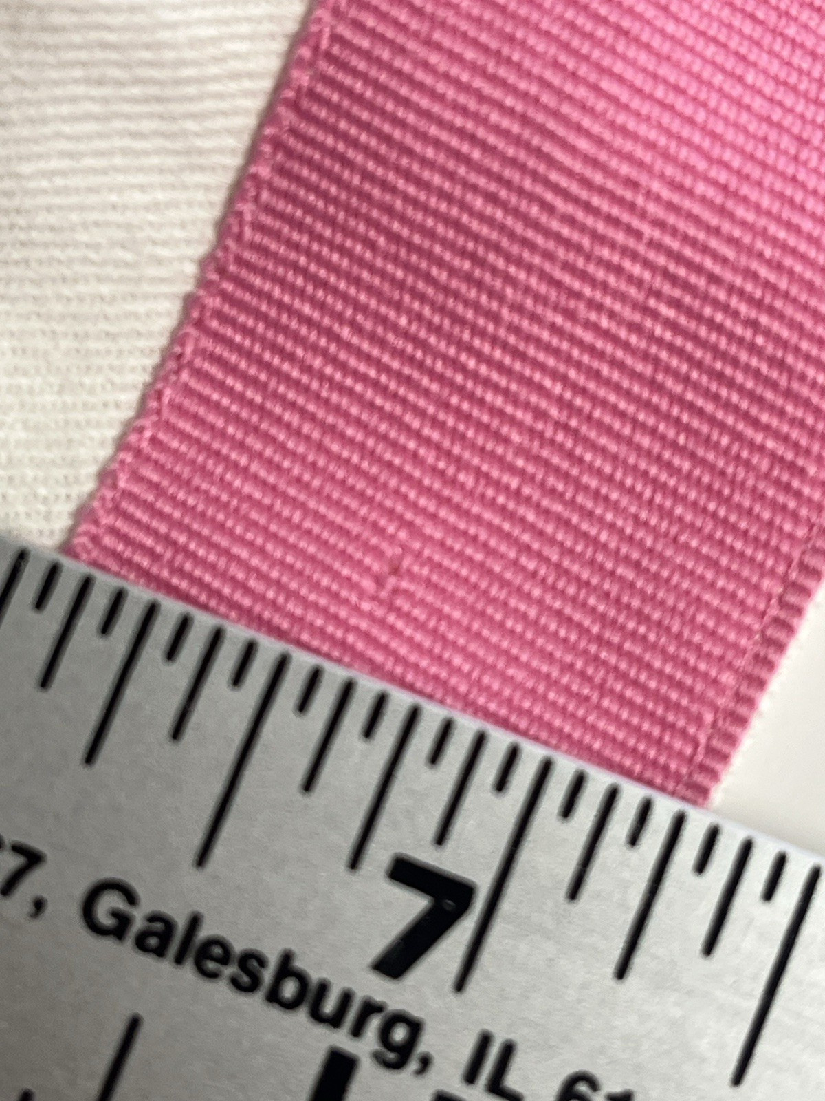 Pottery Barn Kids Harper Pink Grosgrain Stripe Window Valance 44 x 18 set of 6