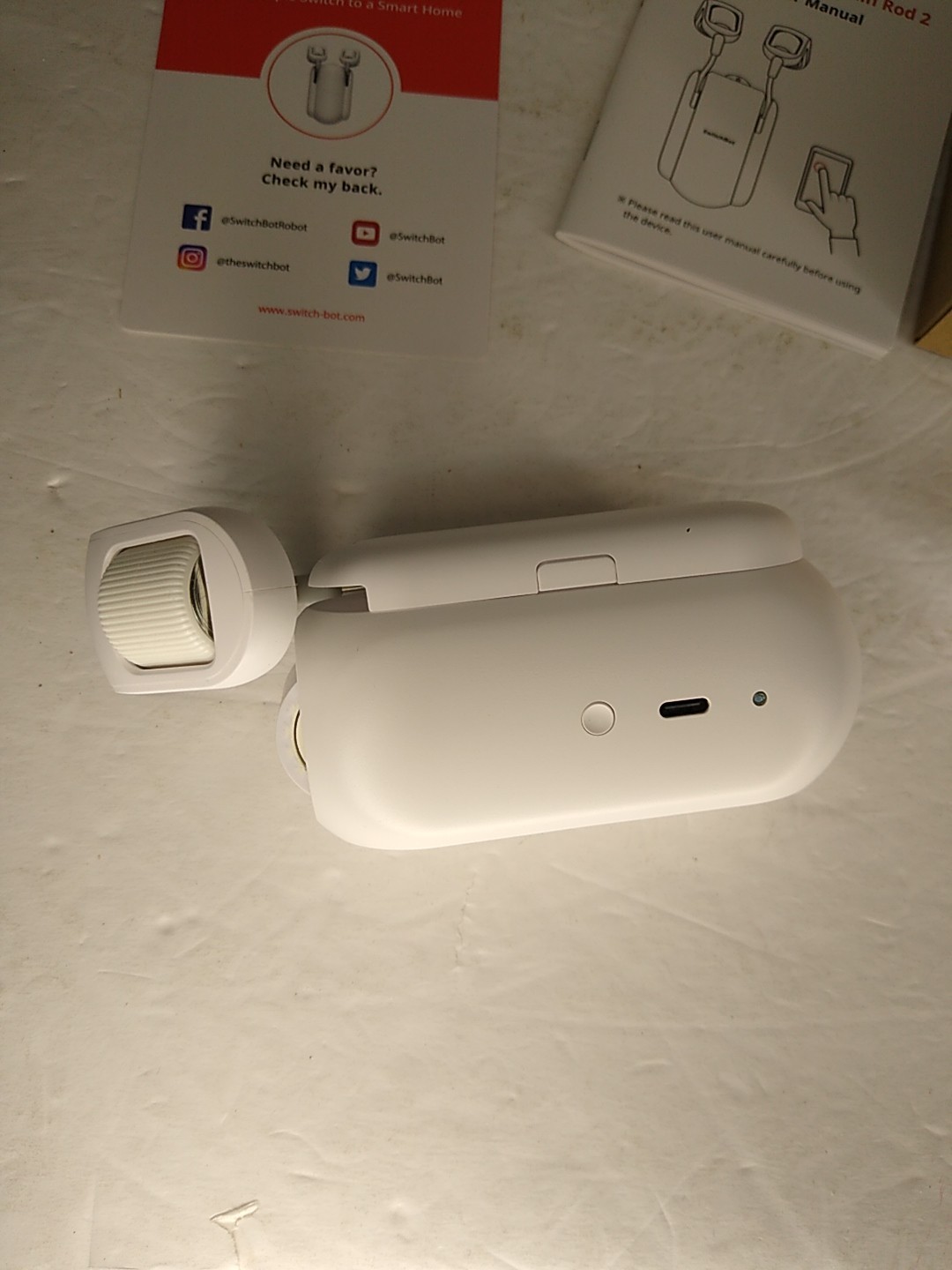 OPEN BOX Switchbot White Smart Curtain Rod 2 ELECTRIC BLUETOOTH COMMAND