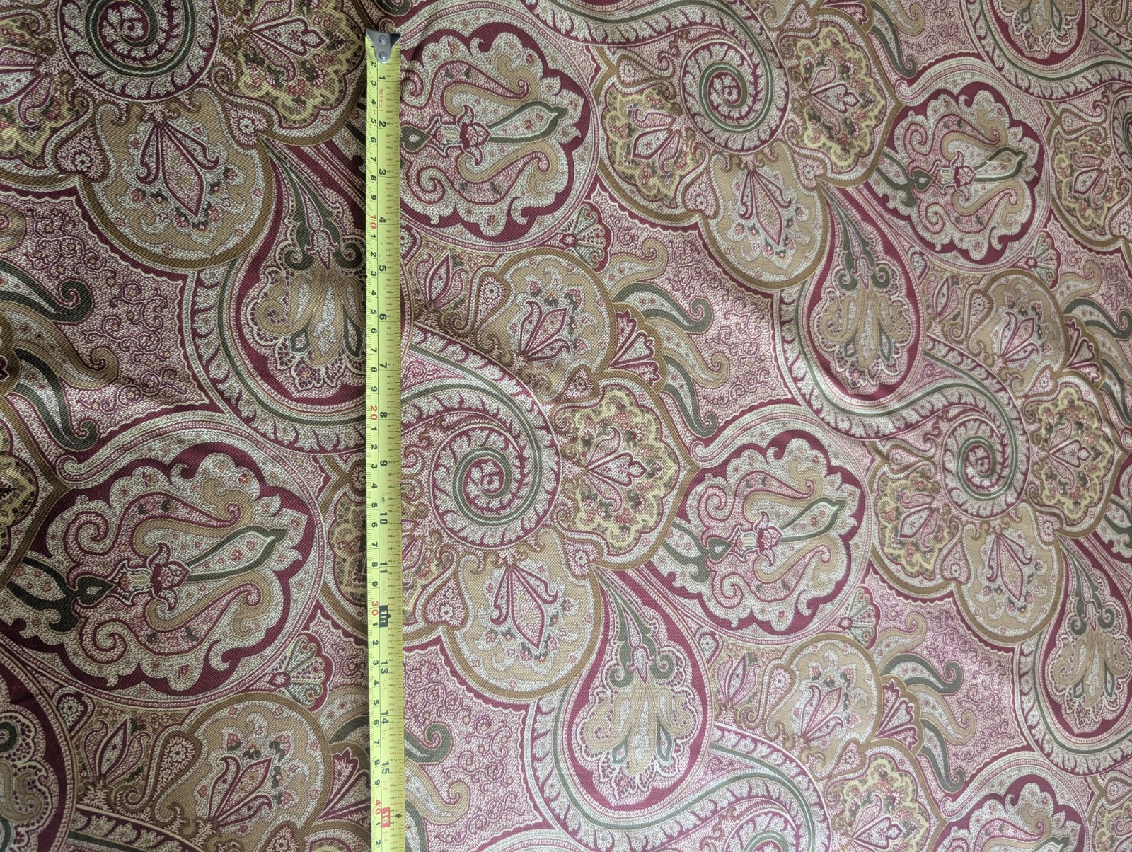 Waverly Paddock Shawl Valance. 100% Cotton. Fabric By The Yard . 55″ Wide