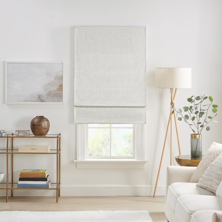 Dillan Energy Saving Cordless Blackout Roman Shade – Multiple Sizes and Colors