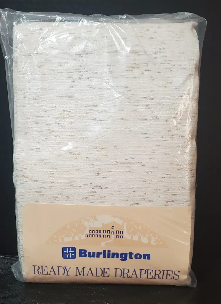 Burlington Ready Made Draperies Pinch Pleated 75″w X 84″L One Pair Foam Backing