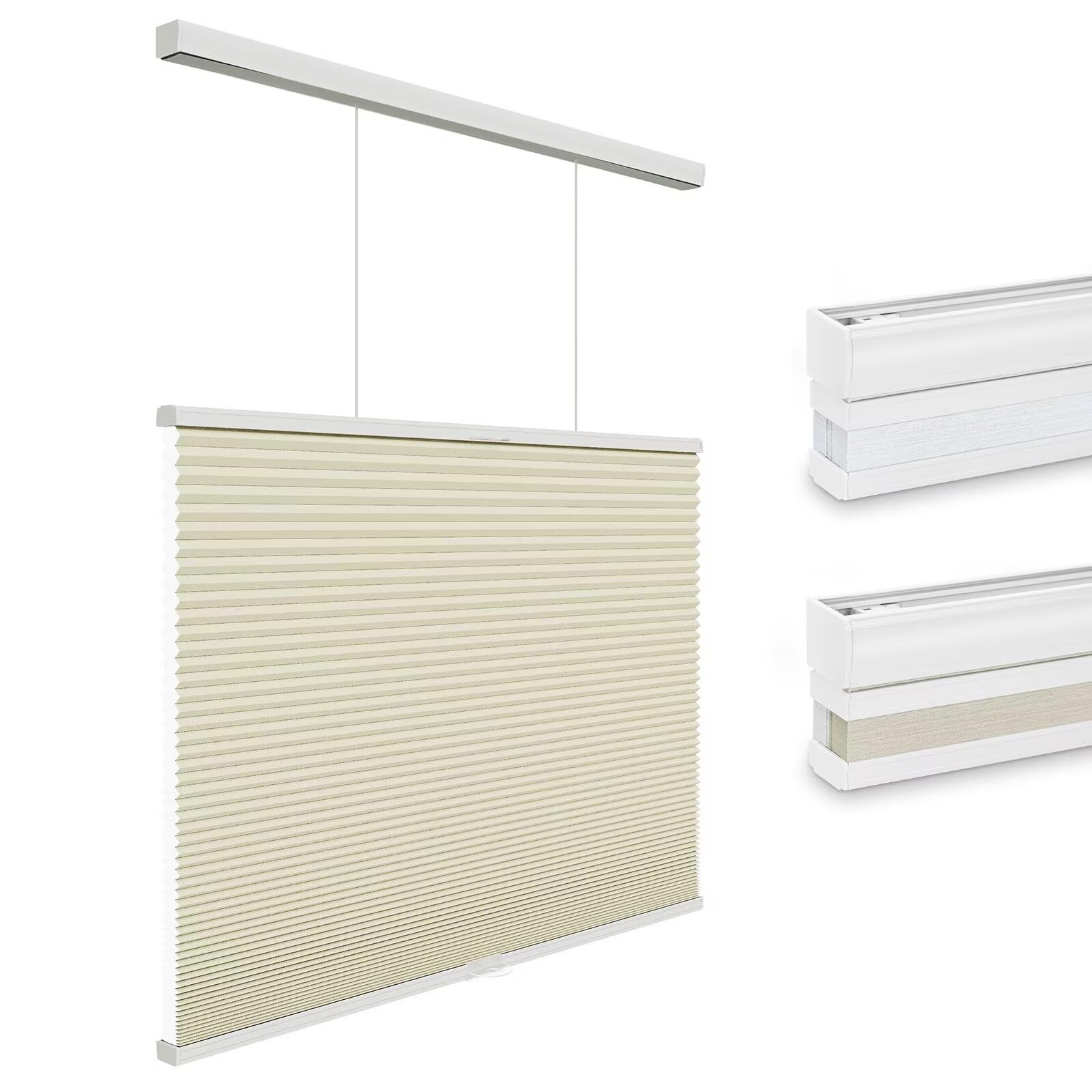 Changshade Top Down Bottom Up Light Filtering Cellular Shades Cordless