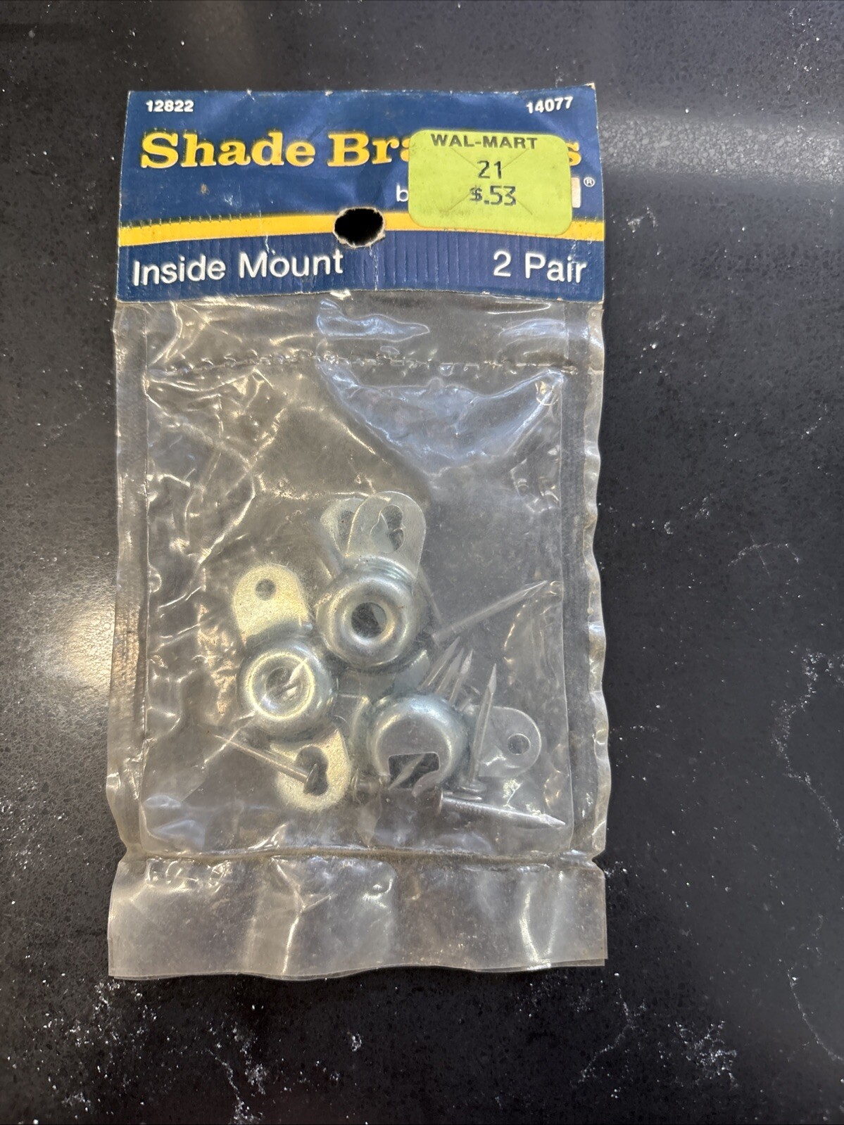Inside Mount Roller Shade Window Frame Steel Brackets 2 pair