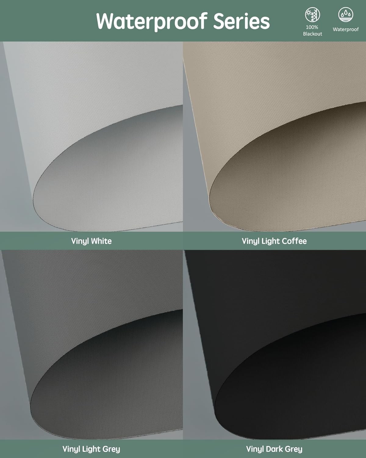 Alexa-Compatible Motorized Shades – Blackout Blinds for Bedroom & Living Room