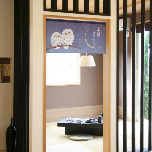 MADE IN JAPAN Traditional Japanese Noren, Door Short Curtain, Indigo Blue