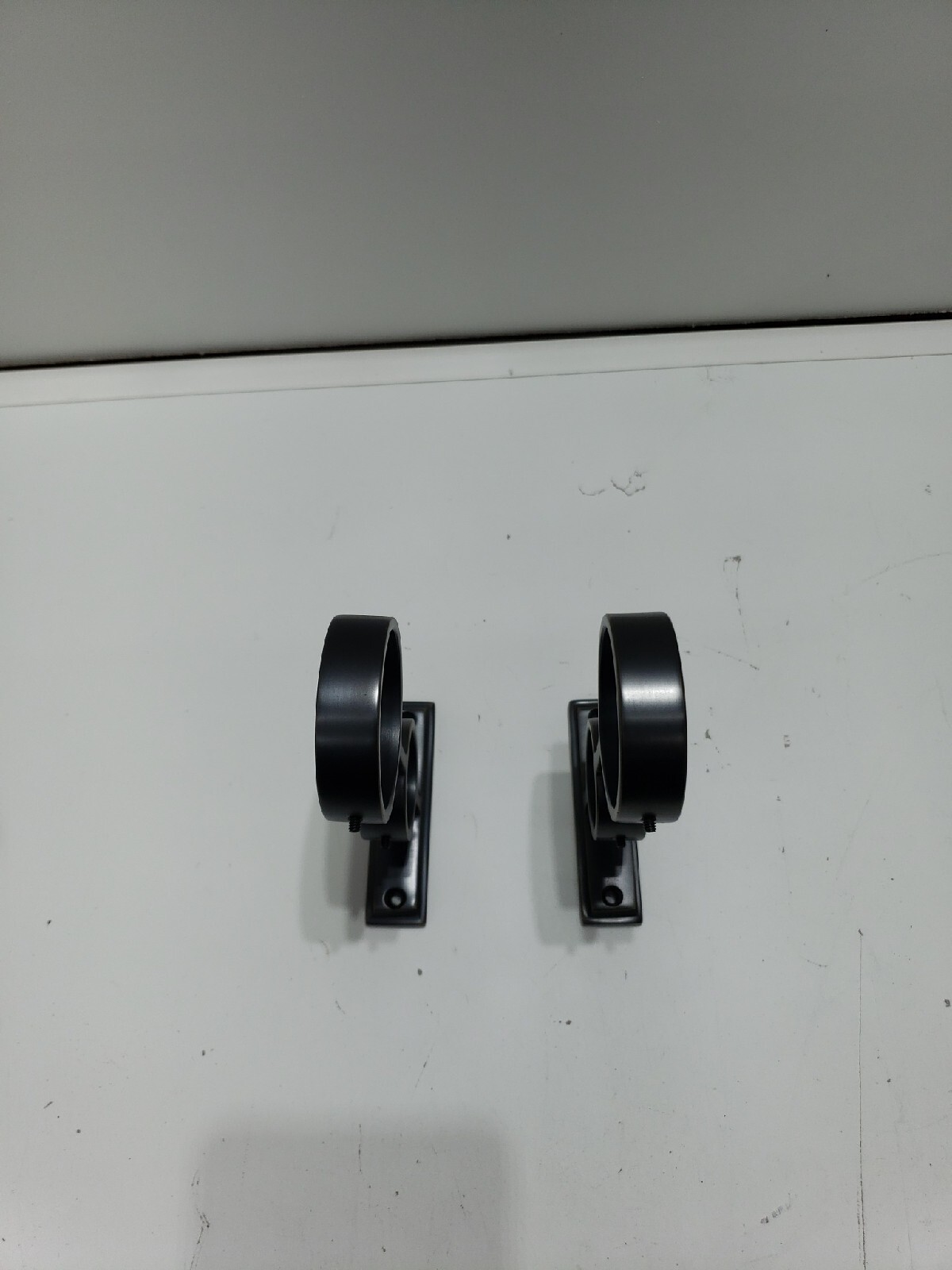 Williams Sonoma Inc. Double Curtain Rod 2″/1.25″ Wall Bracket Oil Rubbed Bronze