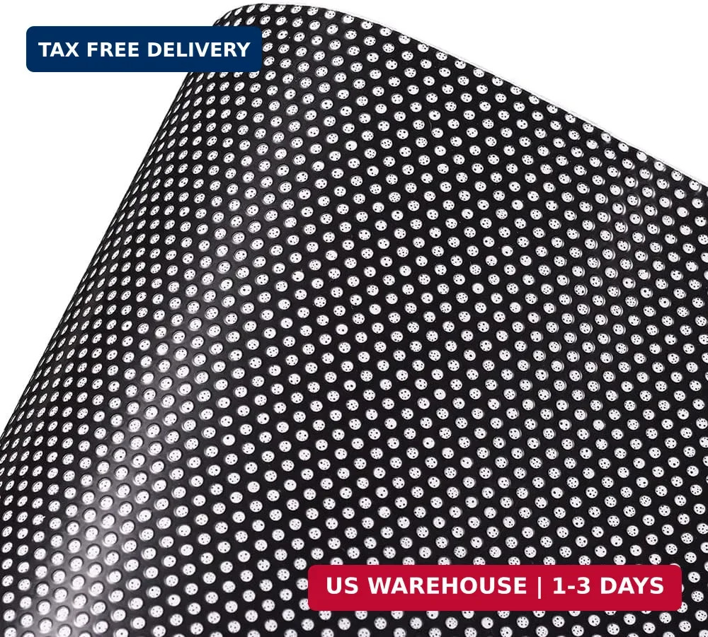 XhuangTech One Way Privacy Window Film,Perforated Vinyl Window Film,Self Adhesiv