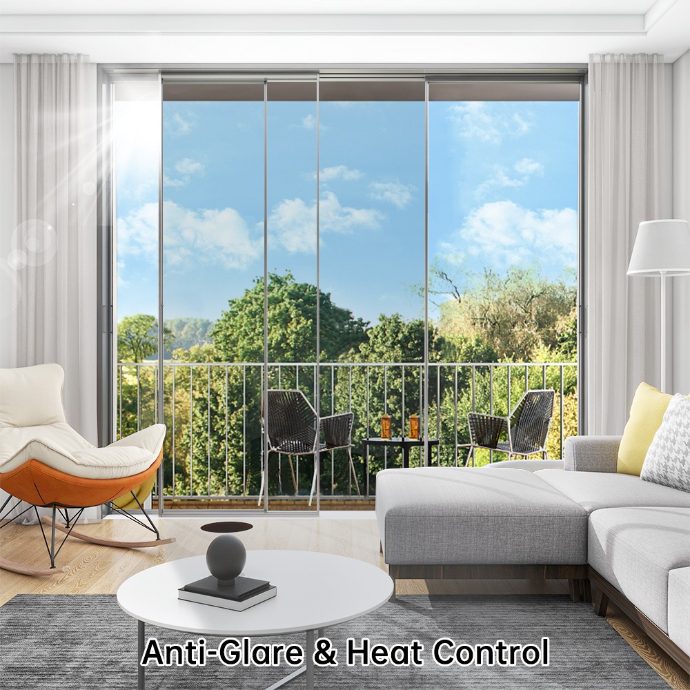 One-Way Mirror Window Film Privacy Tint Sun UV Reflective Heat Control for House