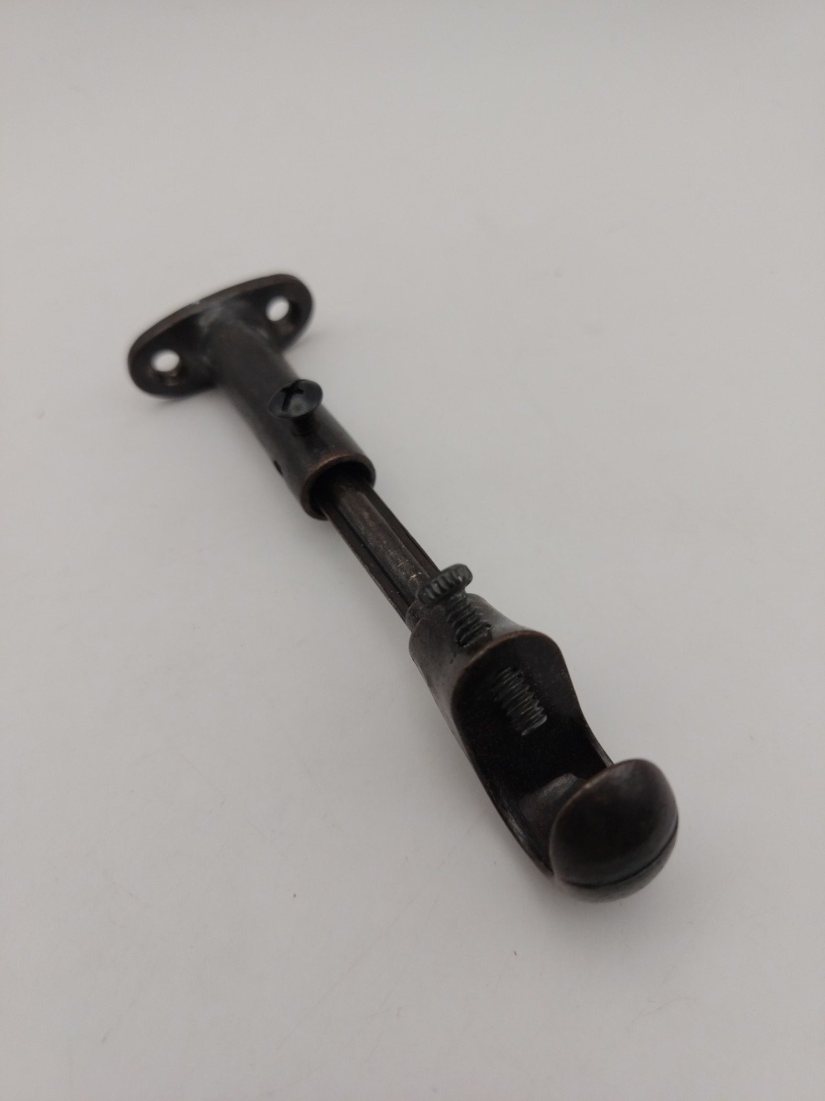 6 Adjustable Curtain Rod Holders 3.75–5″ Steel JM Fit 5/8″ Rod – Some Screws