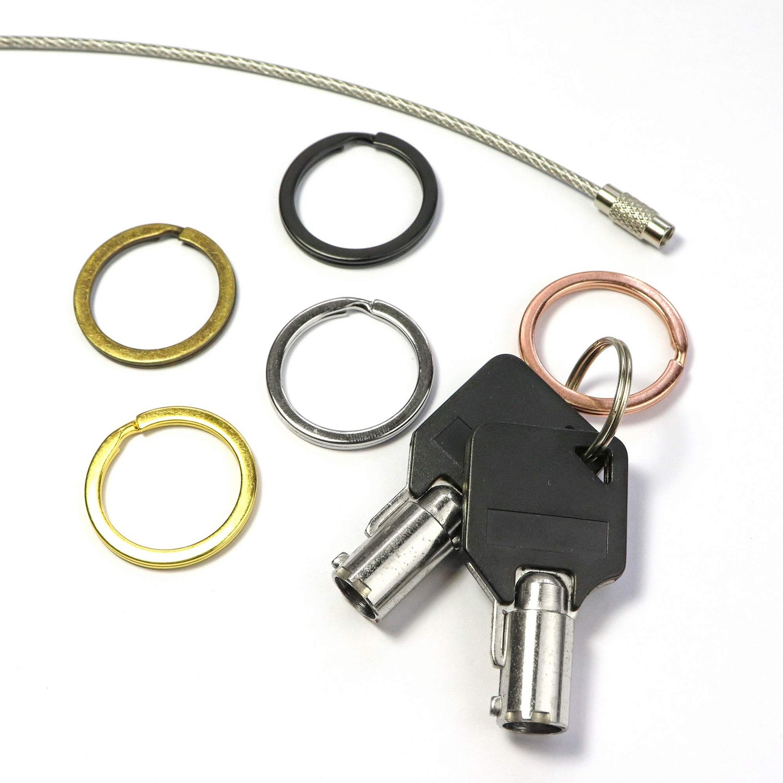 Colored Split Rings Parent 1.25″ Assorted