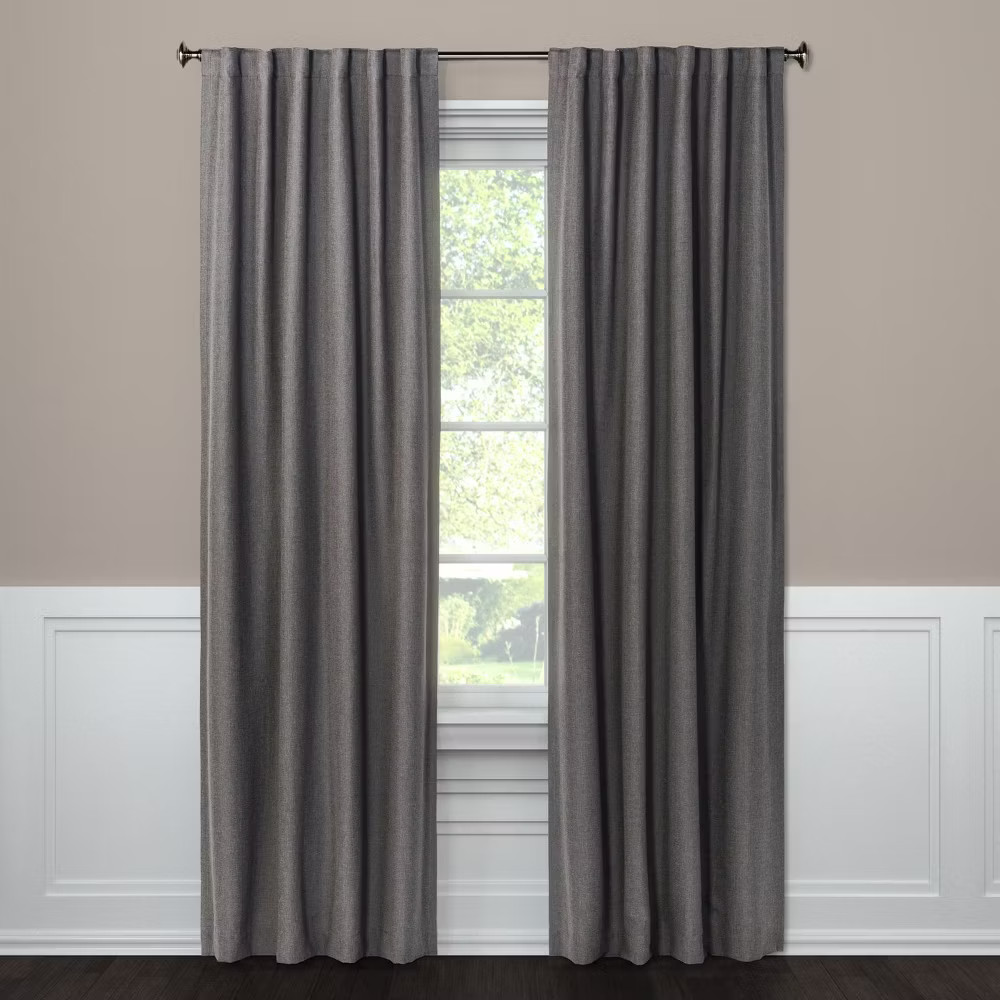Threshold Blackout Aruba Window Curtain Panel Traditional OEKO-TEX